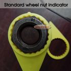 32mm HB32Y Standard Loose Wheel nut indicator WHEEL-CHECK checkpoint indicators PE material for heavy truck